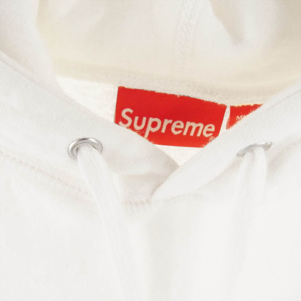 Supreme シュプリーム 21AW Box Logo Hooded Sweatshirt  ボックスロゴ プルオーバー スウェット パーカー ホワイト  ホワイト系 S【中古】