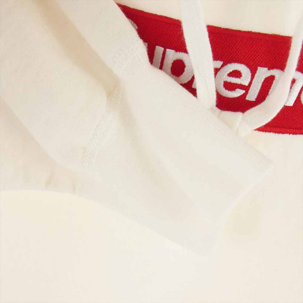 Supreme シュプリーム 21AW Box Logo Hooded Sweatshirt  ボックスロゴ プルオーバー スウェット パーカー ホワイト  ホワイト系 S【中古】