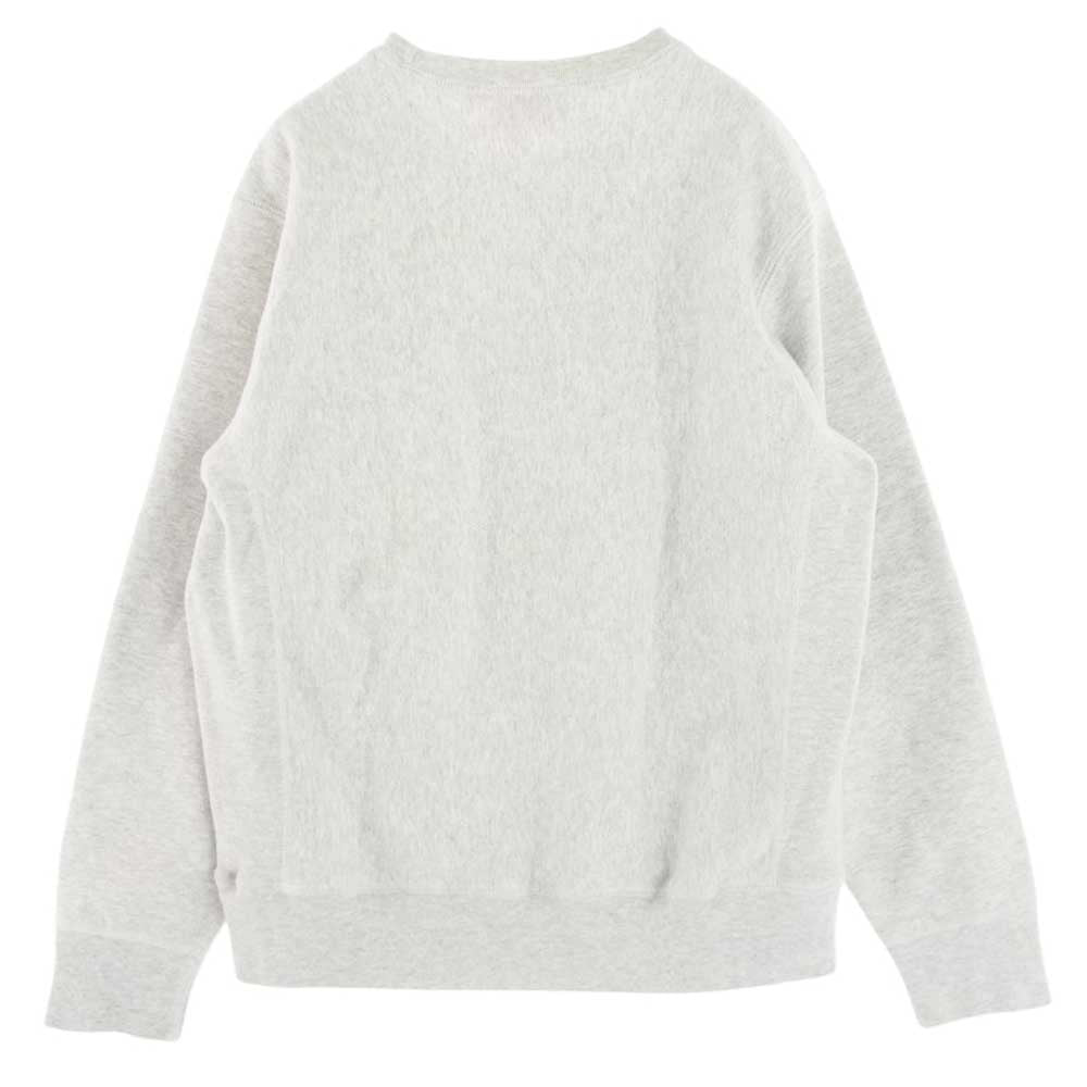 Supreme シュプリーム 18AW Box Logo Crewneck Sweatshirt  ボックスロゴ プルオーバー クルーネック スウェット アッシュグレー グレー系 S【中古】