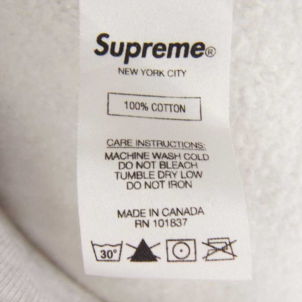 Supreme シュプリーム 18AW Box Logo Crewneck Sweatshirt  ボックスロゴ プルオーバー クルーネック スウェット アッシュグレー グレー系 S【中古】