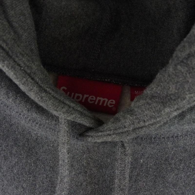 Supreme シュプリーム 21AW Box Logo Hooded Sweatshirt ボックスロゴ プルオーバー スウェット パーカー チャコール グレー系 S【中古】