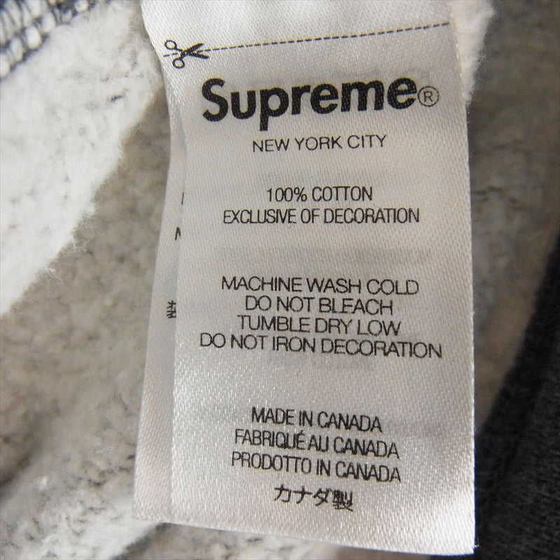 Supreme シュプリーム 21AW Box Logo Hooded Sweatshirt ボックスロゴ プルオーバー スウェット パーカー チャコール グレー系 S【中古】