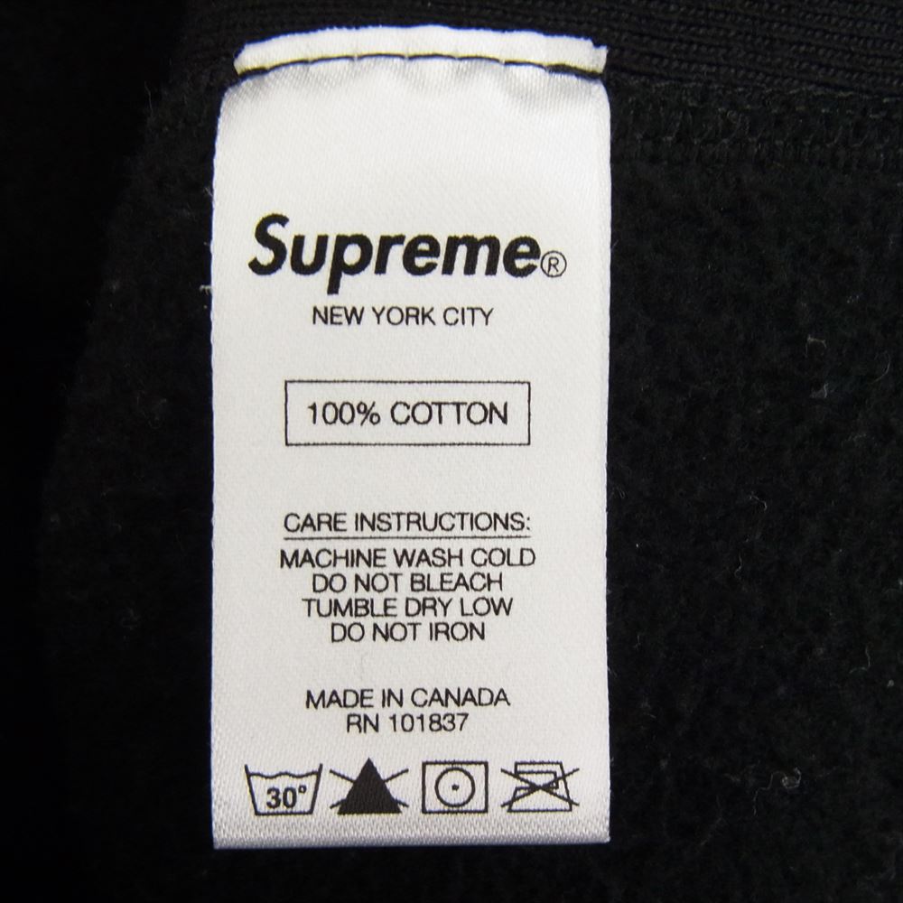 Supreme シュプリーム 18AW  Box Logo Crewneck Sweatshirt ボックスロゴ プルオーバー クルーネック スウェット ブラック ブラック系 S【中古】