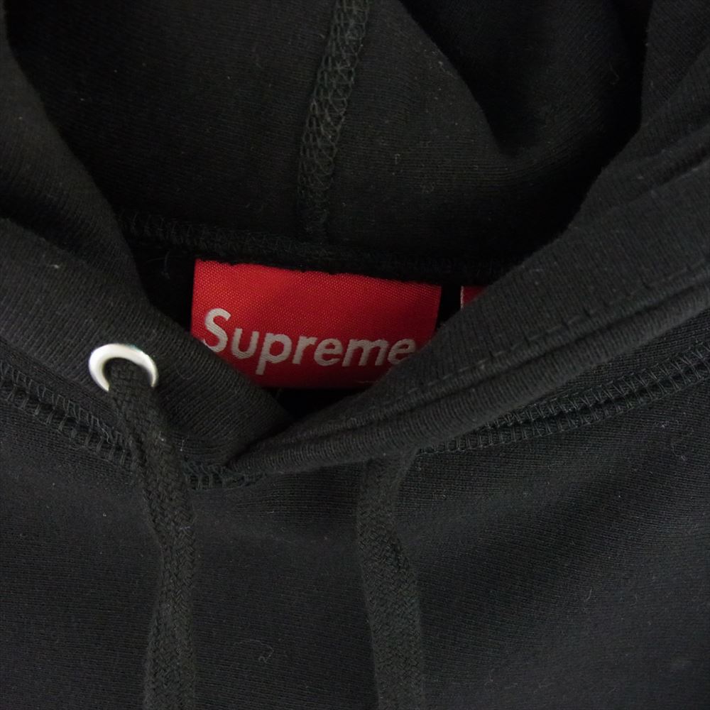 Supreme シュプリーム 19AW Bandana Box Logo Hooded Sweatshirt バンダナ柄 ボックスロゴ プルオーバー スウェット パーカー ブラック系 S【中古】