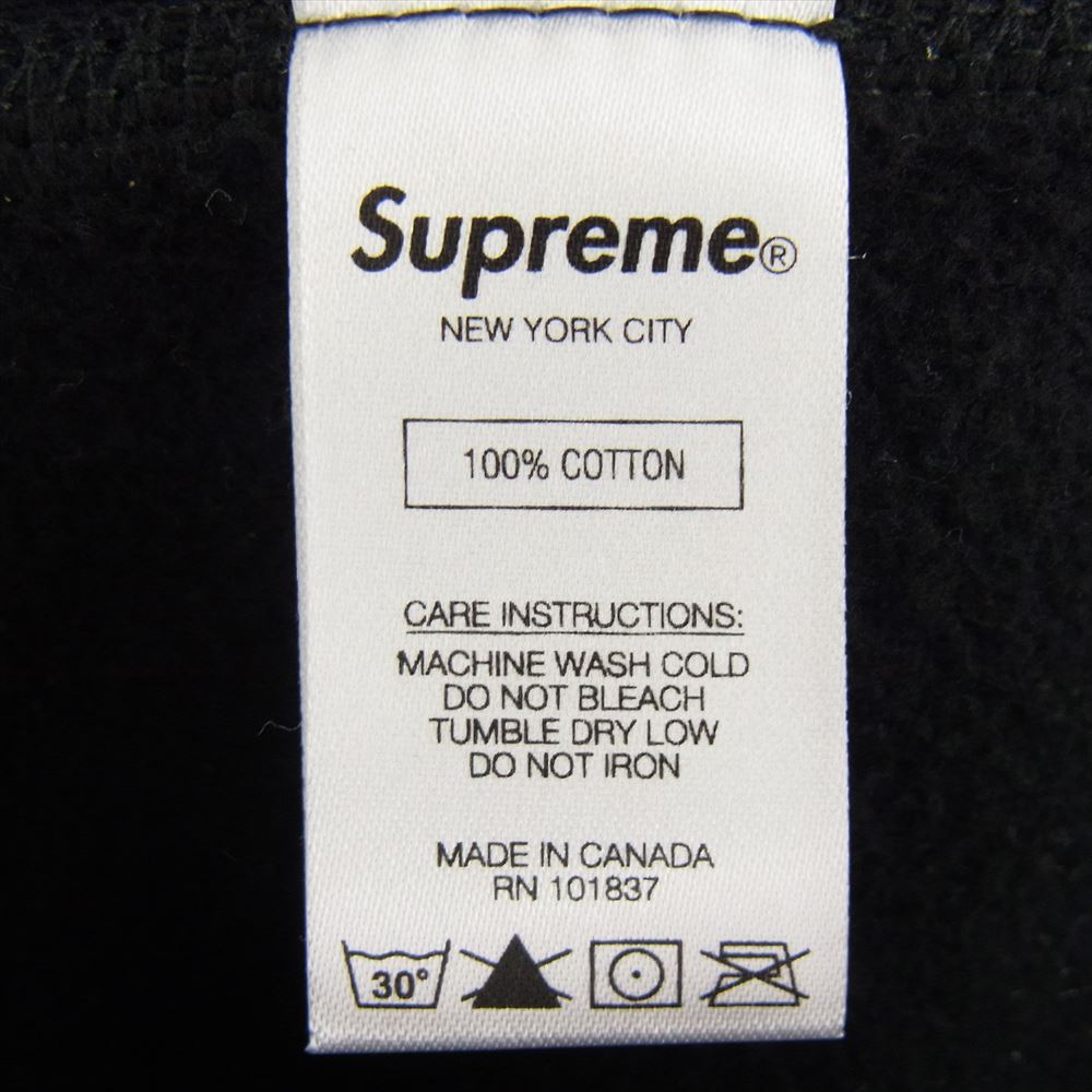 Supreme シュプリーム 19AW Bandana Box Logo Hooded Sweatshirt バンダナ柄 ボックスロゴ プルオーバー スウェット パーカー ブラック系 S【中古】