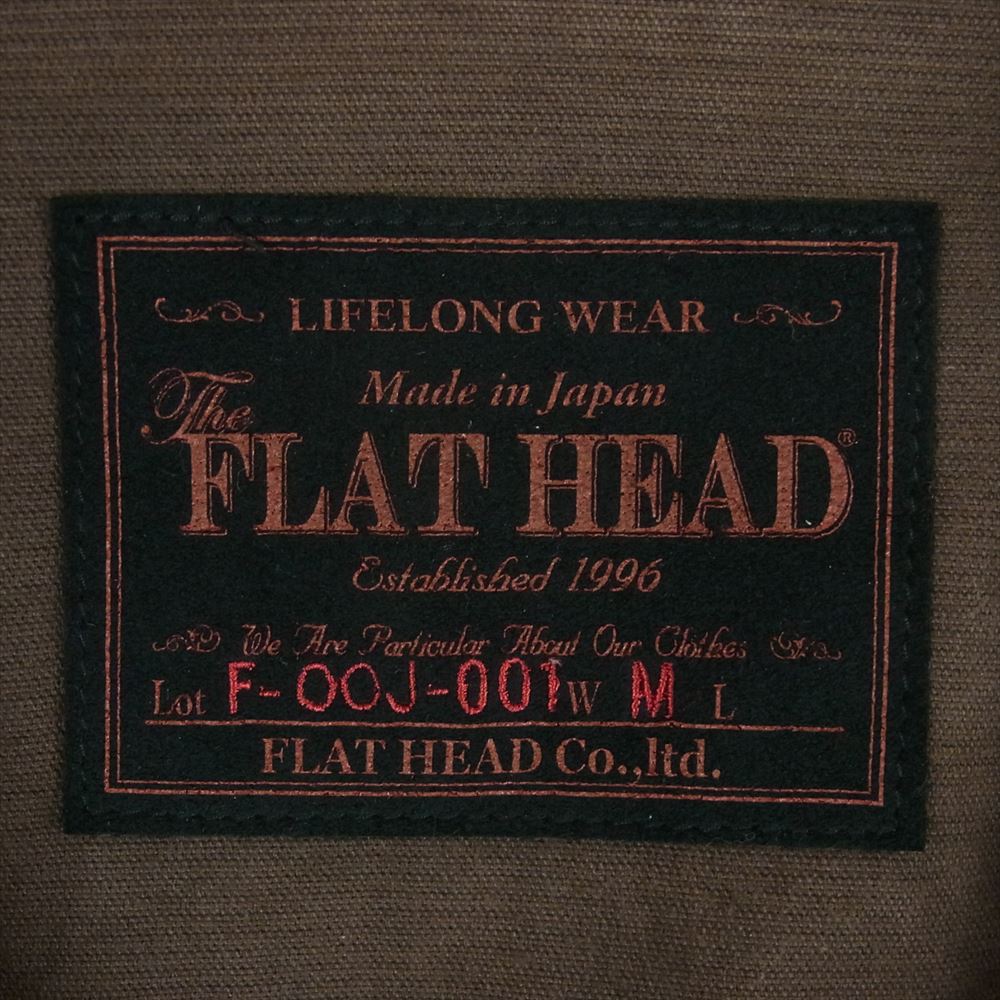 THE FLAT HEAD ザフラットヘッド F-OOJ-001 CORDUROY JACKET コーデュロイ ジャケット ブラウン系 M【中古】