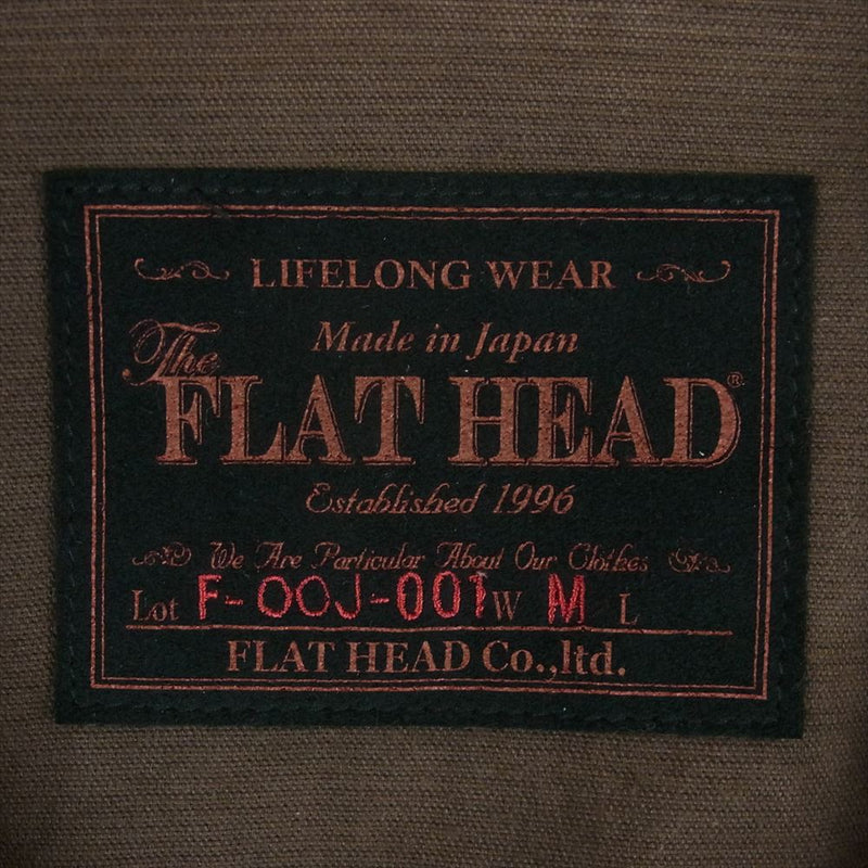 THE FLAT HEAD ザフラットヘッド F-OOJ-001 CORDUROY JACKET コーデュロイ ジャケット ブラウン系 M【中古】