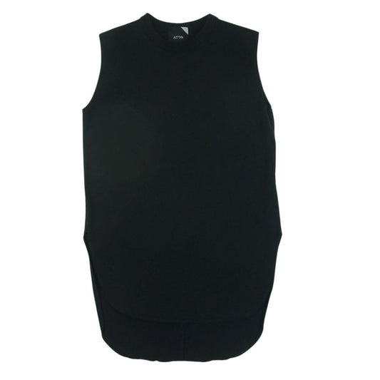 エイトン KKAGIM0032 SUVIN AIR SPINNING ROUND HEM TANK TOP タンクトップ Tシャツ ブラック系 01【中古】