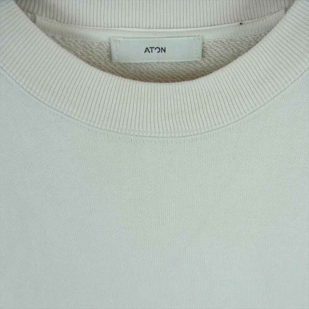 エイトン KKAGNM0070 ZERO TSURI URAKE CREWNECK PULLOVER スウェット クルーネック オフホワイト系 02【中古】