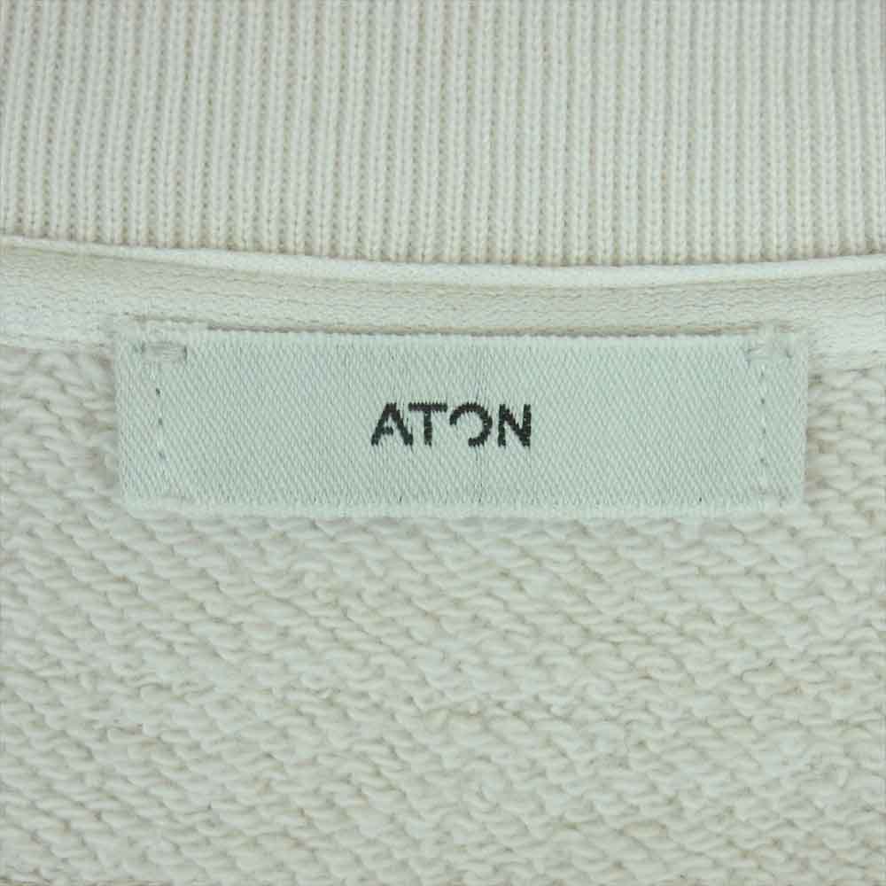 エイトン KKAGNM0070 ZERO TSURI URAKE CREWNECK PULLOVER スウェット クルーネック オフホワイト系 02【中古】