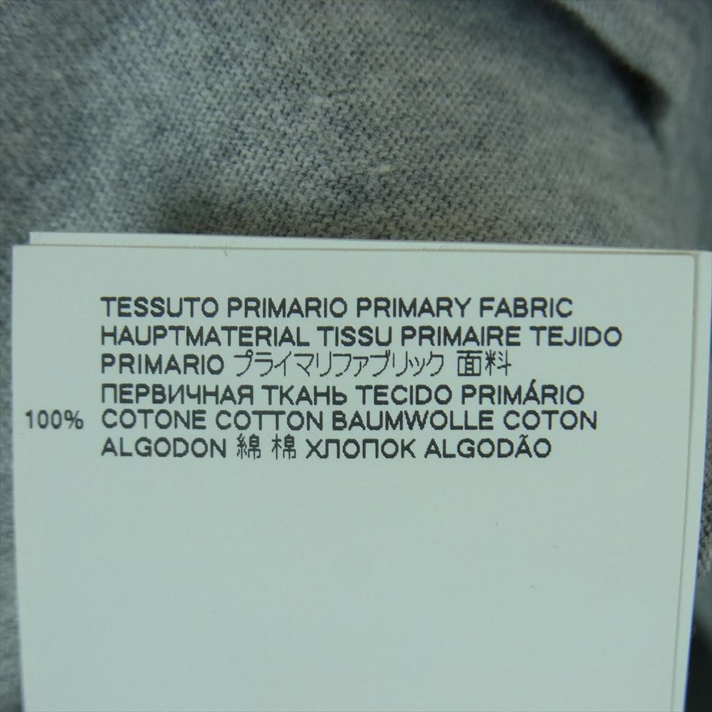 MARNI マルニ ロゴ ロングスリーブ 長袖 Tシャツ カットソー コットン イタリア製 グレー系 44【中古】