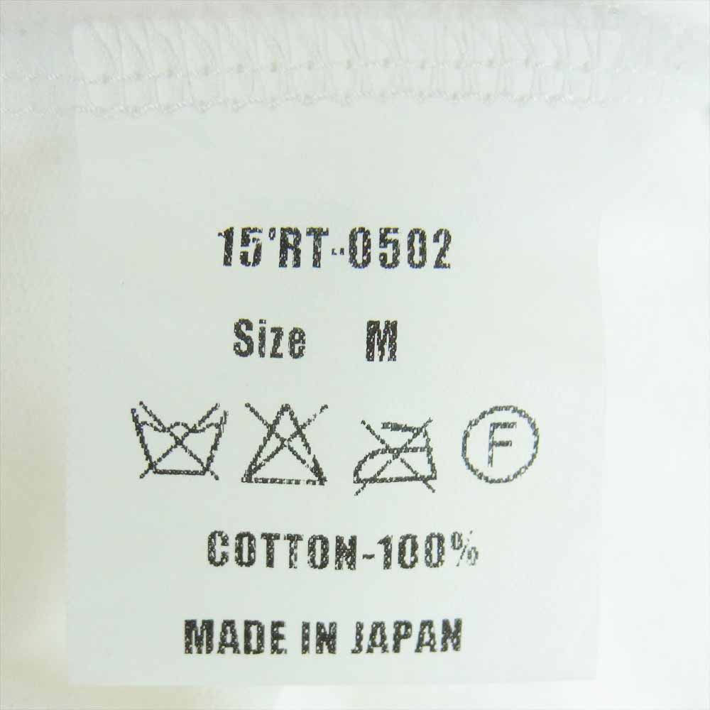 RATS ラッツ T.R.R.R. イーグル プリント 半袖 TEE Ｔシャツ コットン 日本製 ホワイト系 M【中古】