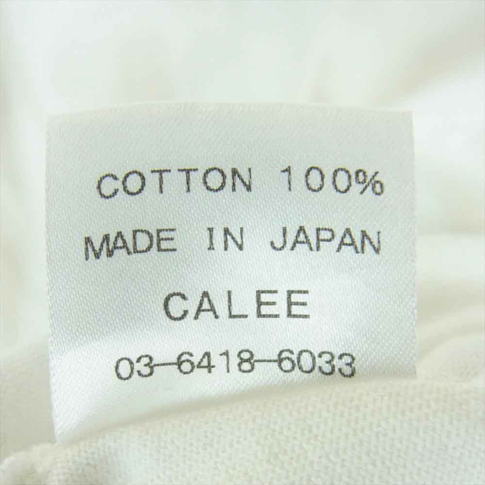 CALEE キャリー HICHOPPER13 ハイチョッパー13 半袖 Ｔシャツ コットン 日本製 ホワイト系 M【中古】