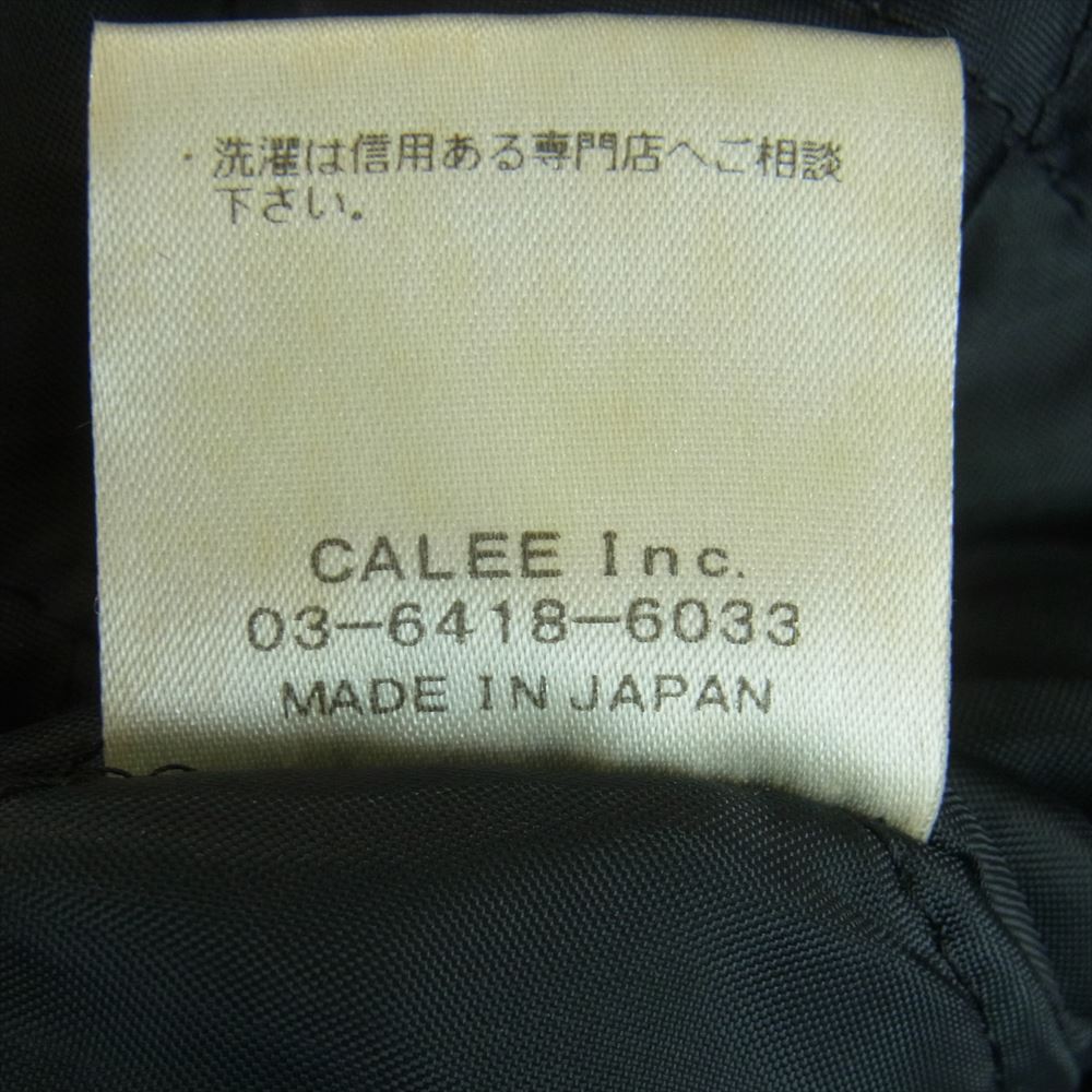 CALEE キャリー HICHOPPER13 ハイチョッパー13 ウール ファラオ ジャケット スタジャン ブラック系 M【中古】