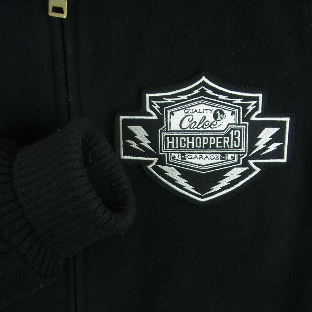 CALEE キャリー HICHOPPER13 ハイチョッパー13 ウール ファラオ ジャケット スタジャン ブラック系 M【中古】