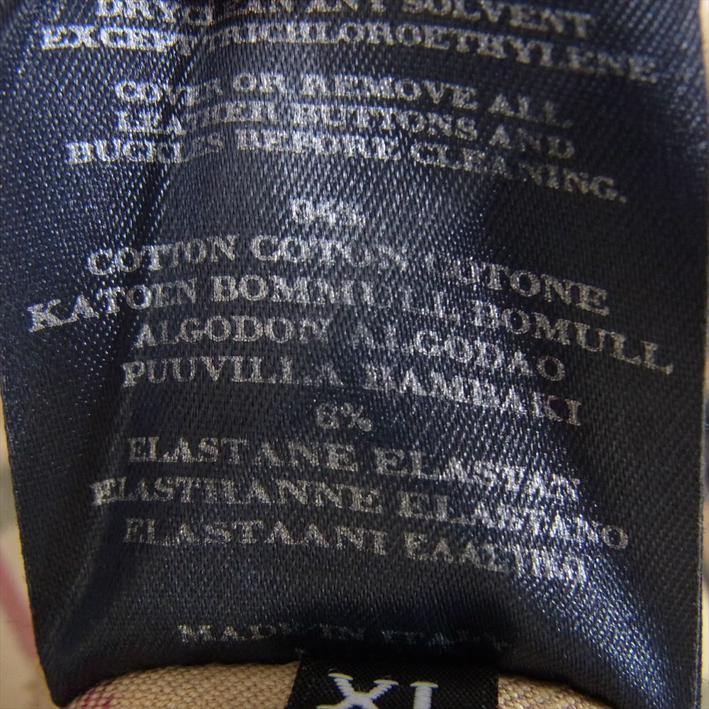BURBERRY LONDON バーバリー ロンドン ノバチェック コットン ジャケット ブルゾン ブラウン系 XL【中古】