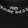 CHROME HEARTS クロムハーツ（原本無） ネックロゴ ダブルCHクロス バックプリント ポケット付き 半袖 Tシャツ ブラック系 M【中古】