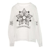 CHROME HEARTS クロムハーツ（原本無） 5ポイントスター バックプリント 袖プリント ポケット付き 長袖  Tシャツ ホワイト ホワイト系 M【中古】
