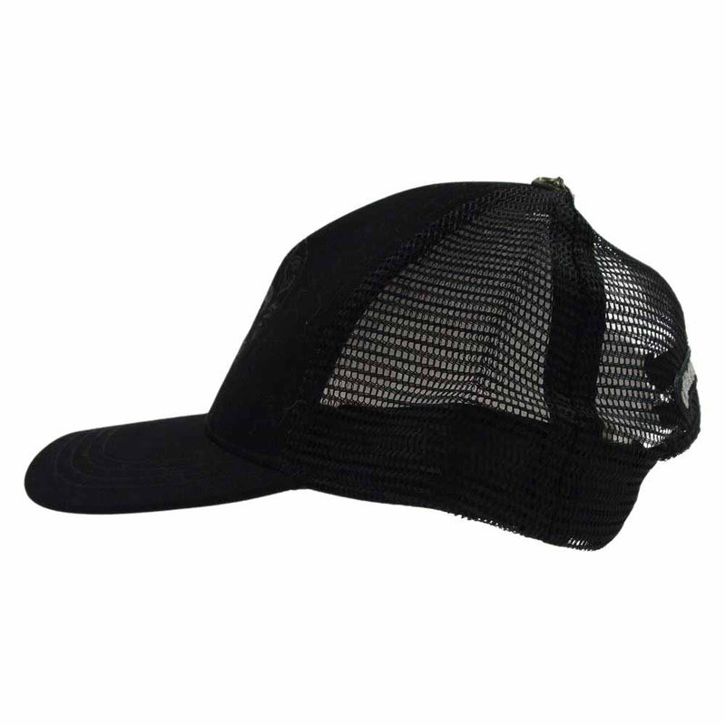 CHROME HEARTS クロムハーツ（原本無） TRUCKER CAP ホースシュー BSフレア メッシュ トラッカー キャップ ブラック系【中古】