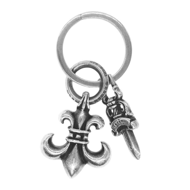 CHROME HEARTS クロムハーツ（原本無） BSフレア No5 DAGGER #5ダガー キーリング キーホルダー シルバー系【中古】