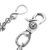 CHROME HEARTS クロムハーツ（原本無） 4C CROSS LONG 1クリップ カットアウ トCHプラス ロング ウォレットチェーン シルバー系【中古】