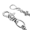 CHROME HEARTS クロムハーツ（原本無） 4C CROSS LONG 1クリップ カットアウ トCHプラス ロング ウォレットチェーン シルバー系【中古】