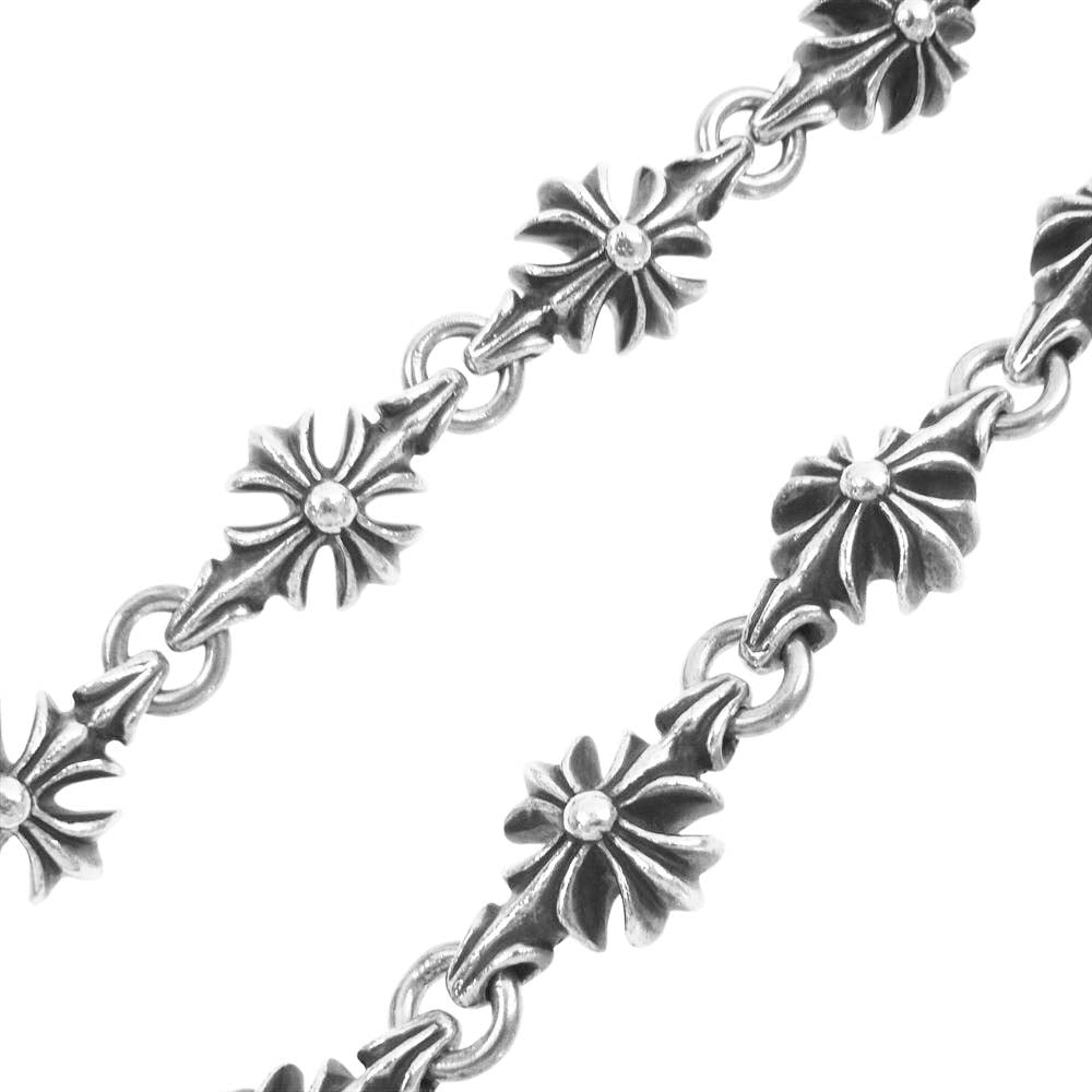 CHROME HEARTS クロムハーツ（原本無） 4C CROSS LONG 1クリップ カットアウ トCHプラス ロング ウォレットチェーン シルバー系【中古】