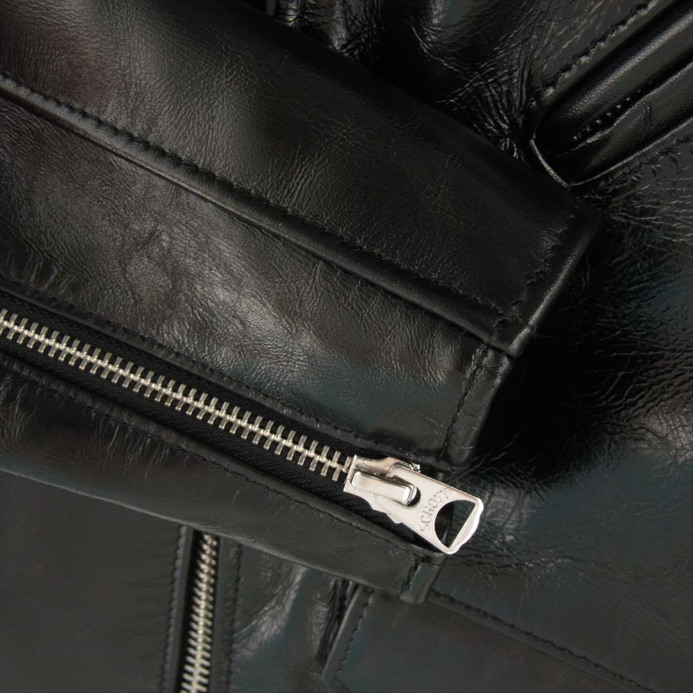 schott ショット 7823950087 613UHT HORSEHIDE ONESTAR TALL ホースハイド ワンスタートール 馬革 ダブル ライダースジャケット ブラック系 38【新古品】【未使用】【中古】
