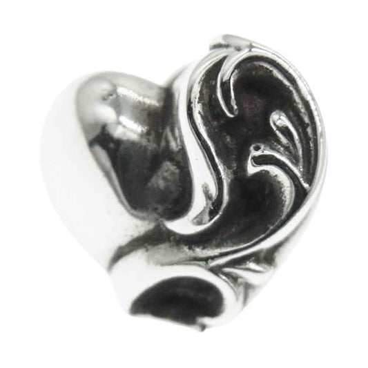 CHROME HEARTS クロムハーツ（原本無） STUD HEART ハート スタッド ピアス シルバー系【中古】