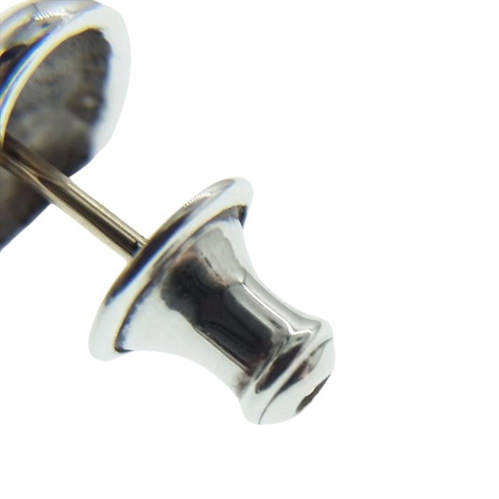 CHROME HEARTS クロムハーツ（原本無） STUD HEART ハート スタッド ピアス シルバー系【中古】
