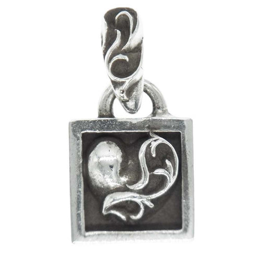 CHROME HEARTS クロムハーツ（原本無） FRAMED HEART フレームドハート チャーム ペンダント トップ【中古】