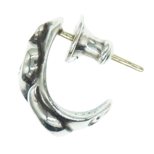 CHROME HEARTS クロムハーツ（原本無） CARVED TEARDROP カーブド ティアドロップ ピアス シルバー系【中古】