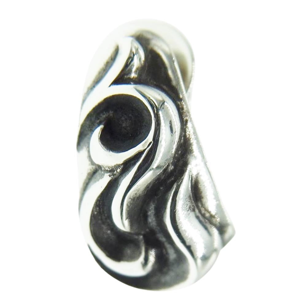 CHROME HEARTS クロムハーツ（原本無） CARVED TEARDROP カーブド ティアドロップ ピアス シルバー系【中古】