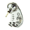 CHROME HEARTS クロムハーツ（原本無） CARVED TEARDROP カーブド ティアドロップ ピアス シルバー系【中古】