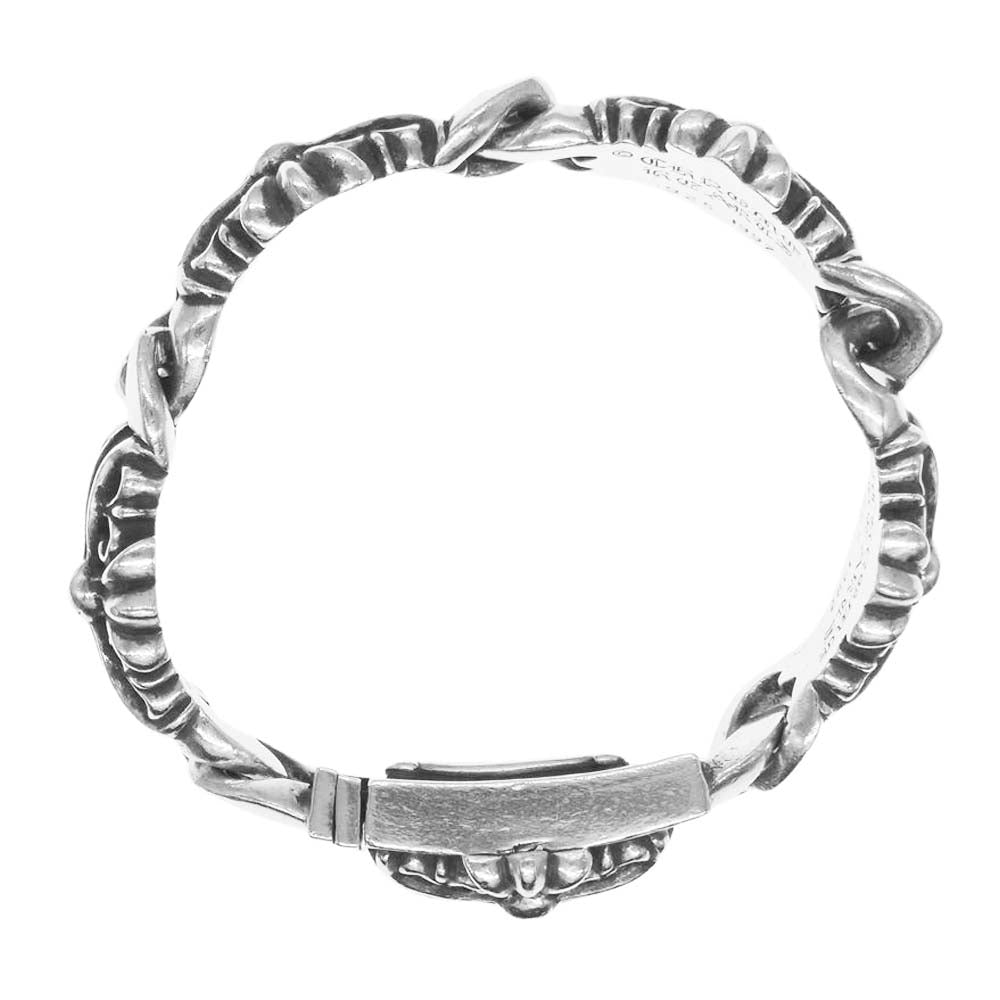 CHROME HEARTS クロムハーツ（原本無） 4LINK KEEPER LINK 4リンク キーパーリンク ブレスレット シルバー系【中古】