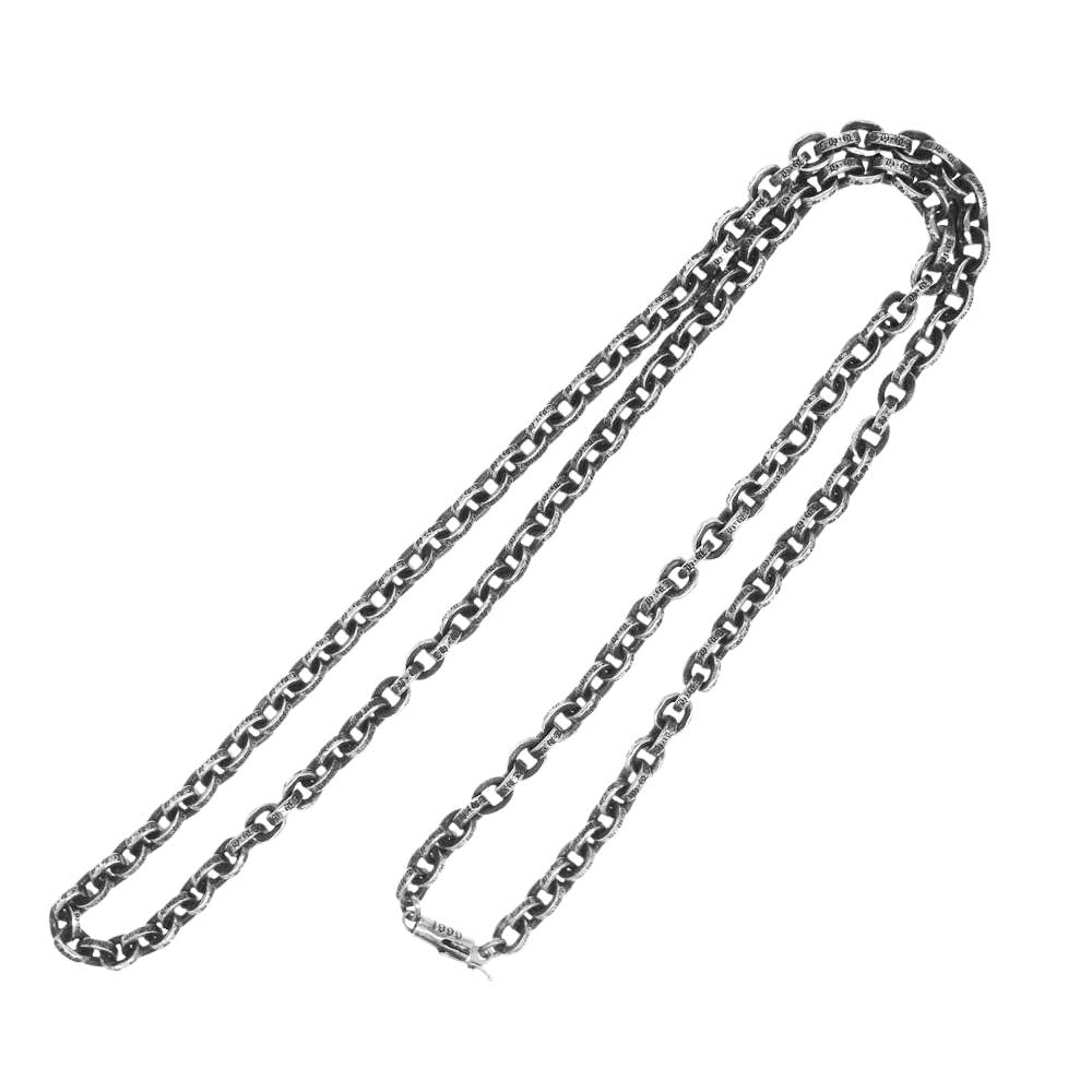 CHROME HEARTS クロムハーツ（原本無） 24inch PAPER CHAIN 24インチ ペーパー チェーン ネックレス シルバー系【中古】