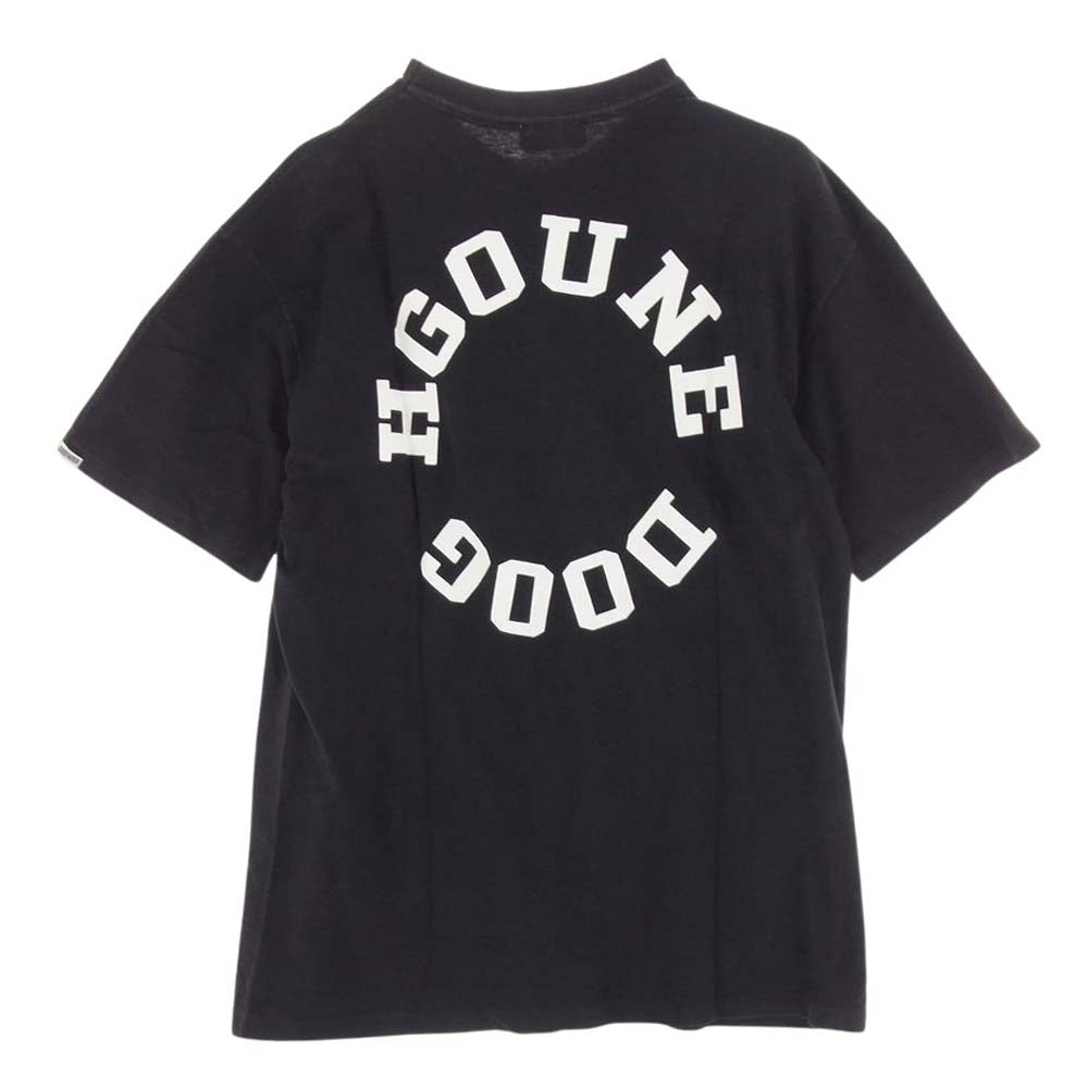 GOODENOUGH グッドイナフ 90s 初期 オリジナル GDEH SW ロゴ カレッジプリント 半袖 ロゴ Tシャツ ブラック系【中古】