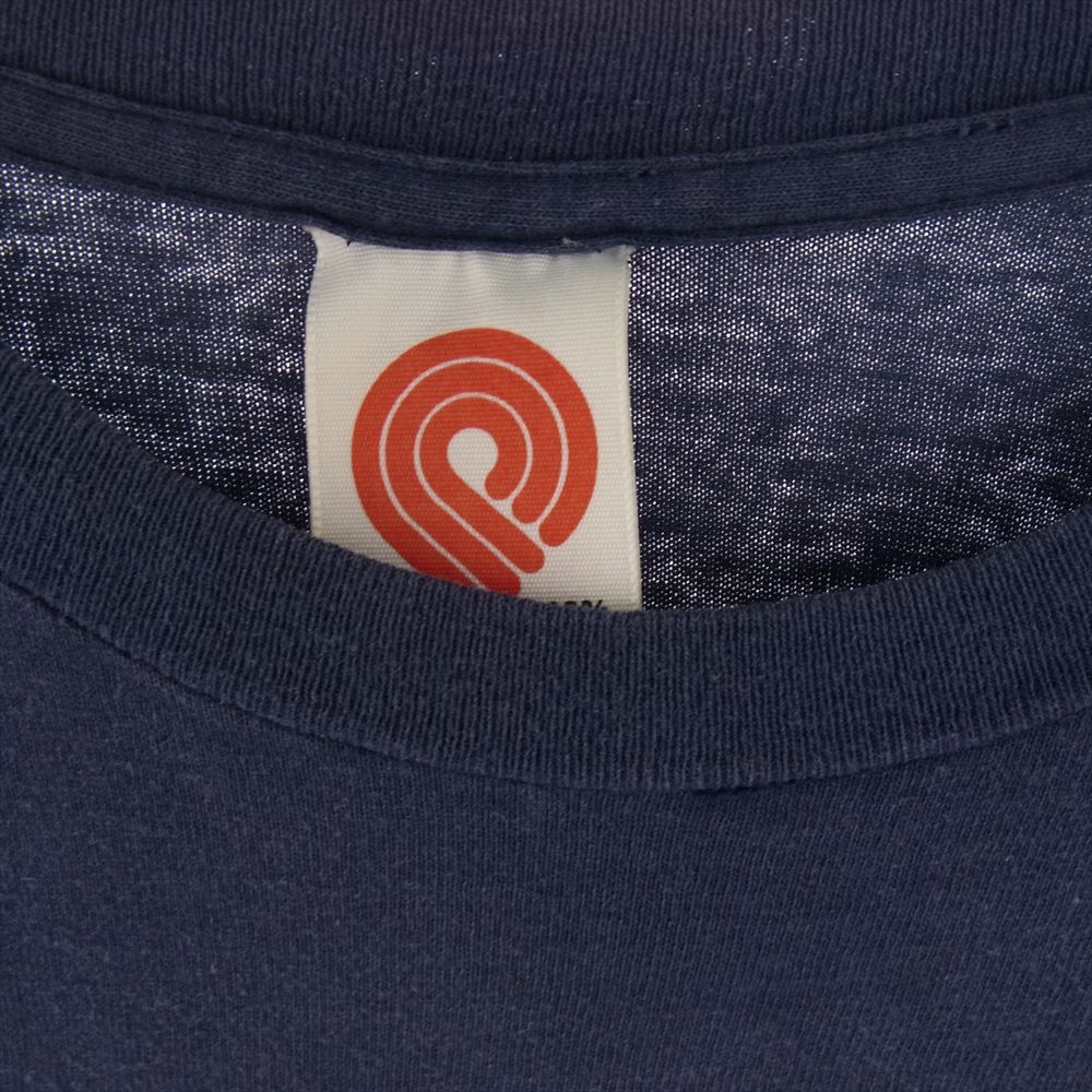 パウエル 90s USA製 ヴィンテージ PERALTA ペラルタ プリント 半袖 Tシャツ  ネイビー系 M【中古】