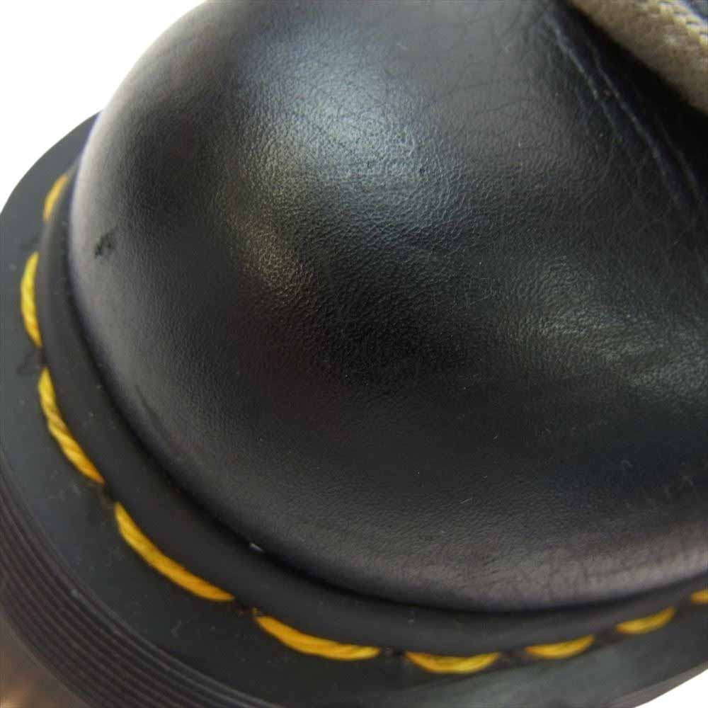 Rick Owens リックオウエンス 1918RO × Dr.Martens ドクターマーチン 18 HOLE BOOTS ロングレースアップ ブーツ ブラック系 EU42【中古】