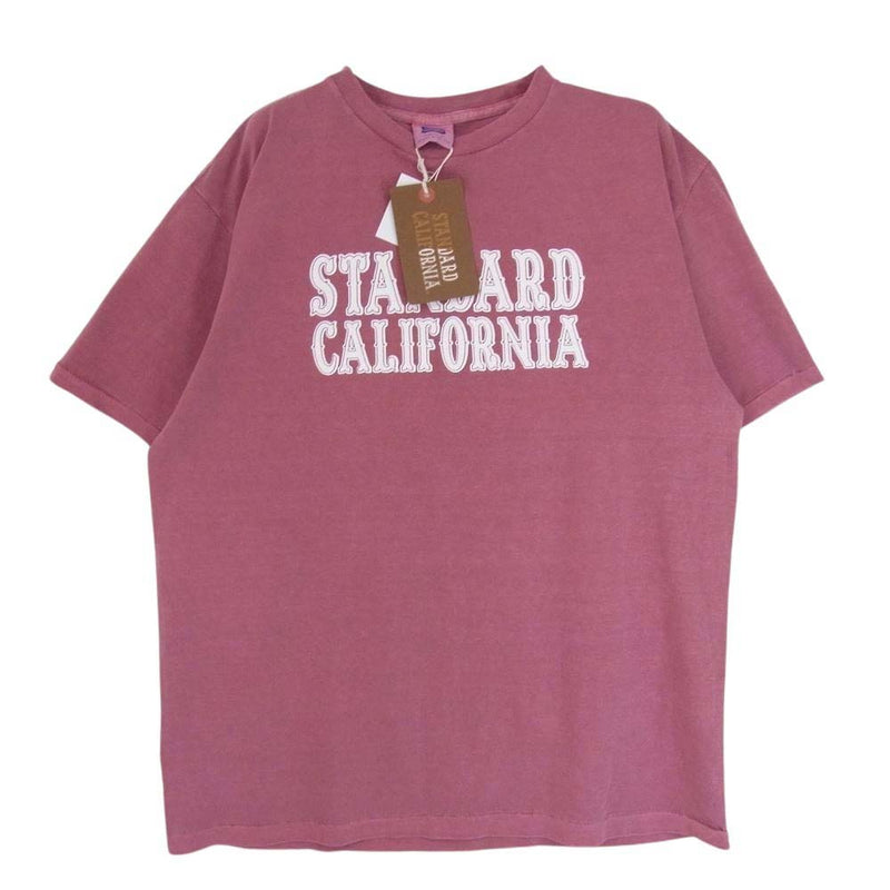 STANDARD CALIFORNIA スタンダードカリフォルニア SD Basic Logo T ベーシック ロゴ 半袖 Tシャツ バーガンディー XL【中古】