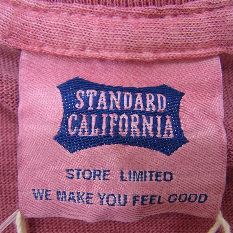 STANDARD CALIFORNIA スタンダードカリフォルニア SD Basic Logo T ベーシック ロゴ 半袖 Tシャツ バーガンディー XL【中古】
