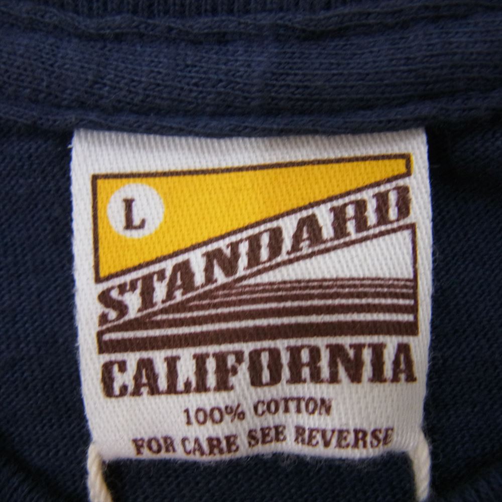 STANDARD CALIFORNIA スタンダードカリフォルニア SD UNITED WE STANDARD T ユナイテッド ウィー スタンダード Tシャツ ネイビー系 L【中古】