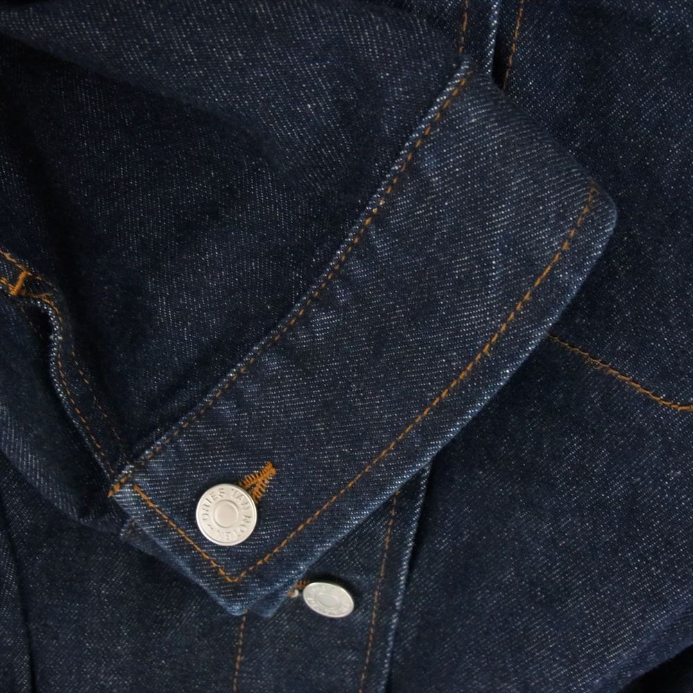 DRIES VAN NOTEN ドリスヴァンノッテン VESTO DENIM JACKET インディゴ ギャザー バルーン デニムジャケット インディゴブルー系【中古】