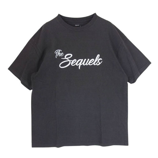 シークエル  CLG-SH 021-007 The Sequels ロゴ コットン 日本製 クルーネック 半袖 Tシャツ ダークグレー系 XL【中古】