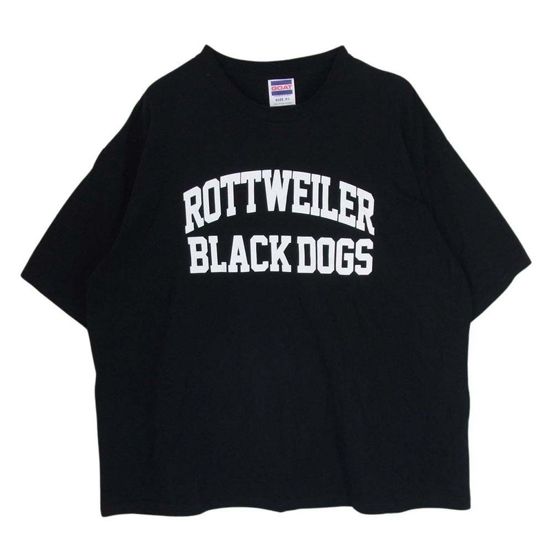 ROTTWEILER ロットワイラー 22AW RW22A0635 LINE B.D TEE ロゴ 半袖 Tシャツ ブラック系 XL【中古】