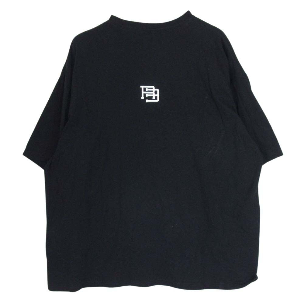 ROTTWEILER ロットワイラー 22AW RW22A0635 LINE B.D TEE ロゴ 半袖 Tシャツ ブラック系 XL【中古】