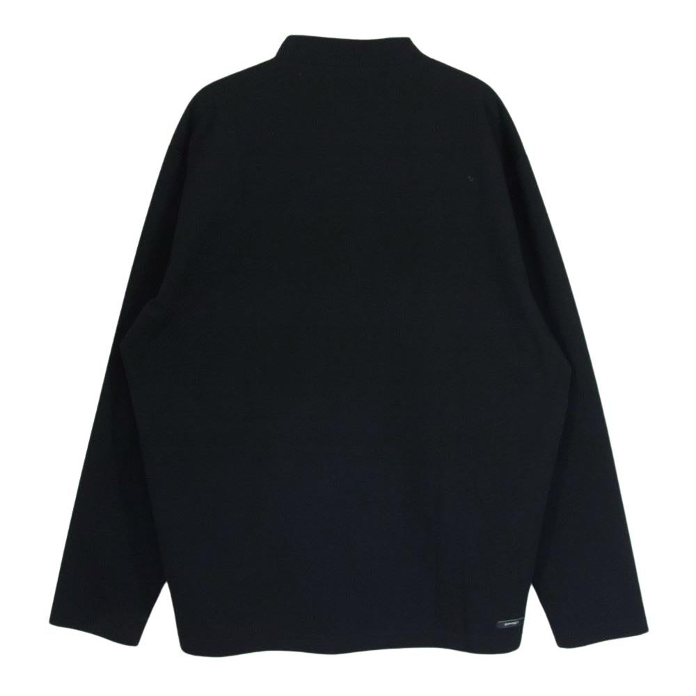 SOPHNET. ソフネット 22SS SOPH-220009 LIMONTA NYLON FRONT PANELED CARDIGAN リモンタナイロン フロントパネル切替 カーディガン ブラック系 XL【中古】