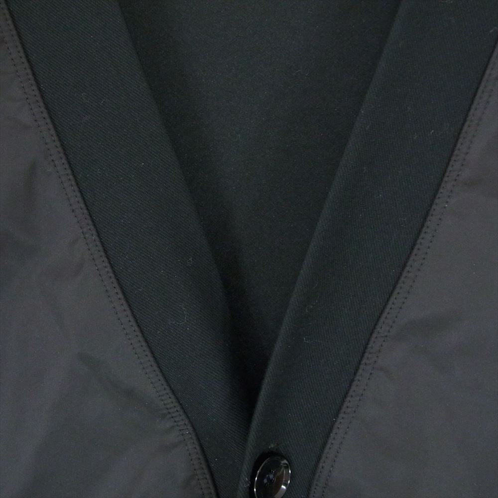 SOPHNET. ソフネット 22SS SOPH-220009 LIMONTA NYLON FRONT PANELED CARDIGAN リモンタナイロン フロントパネル切替 カーディガン ブラック系 XL【中古】
