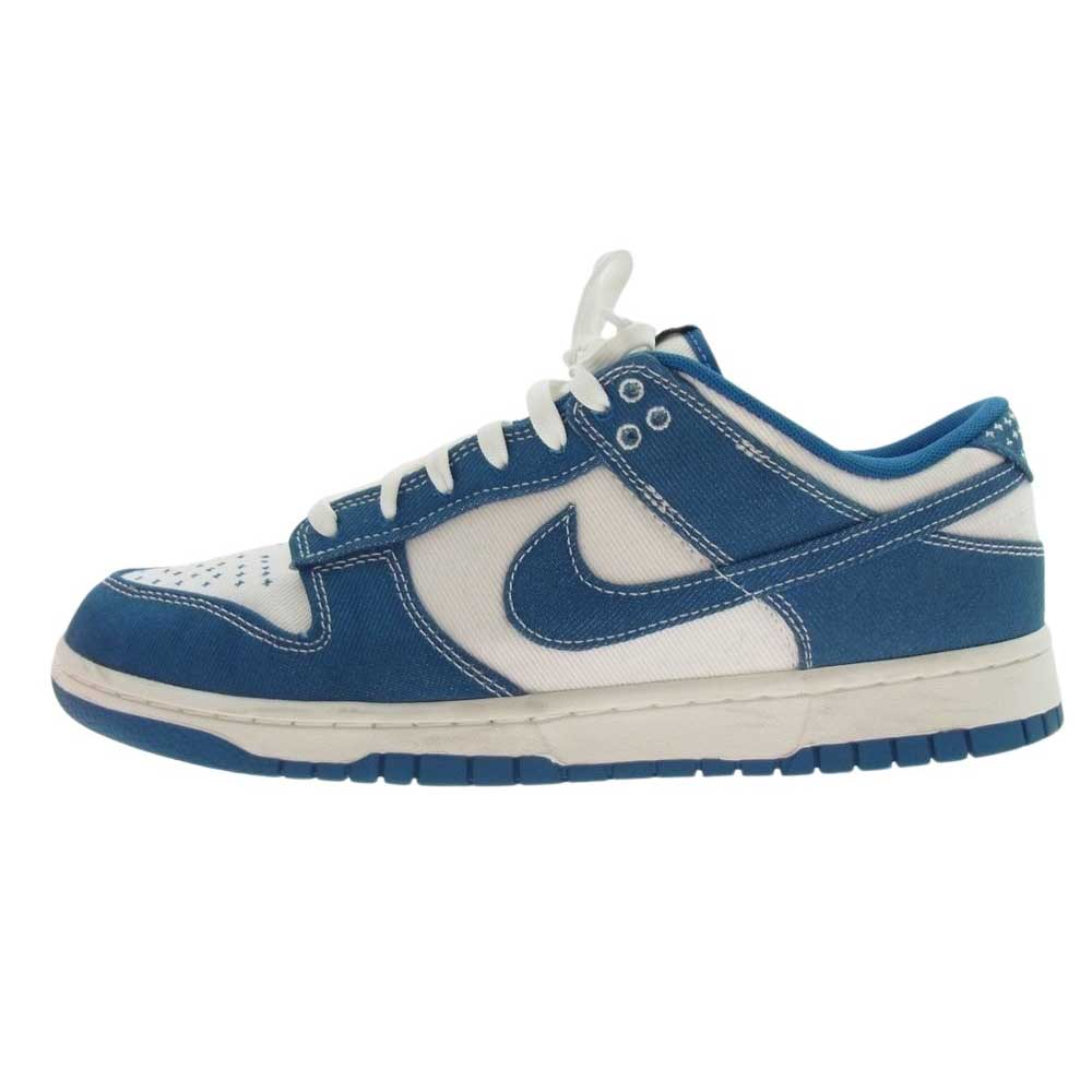 NIKE ナイキ Dunk Low SE Industrial Blue ダンク ロー SE インダストリアル ブルー スニーカー ホワイト系 インディゴブルー系 29cm【中古】