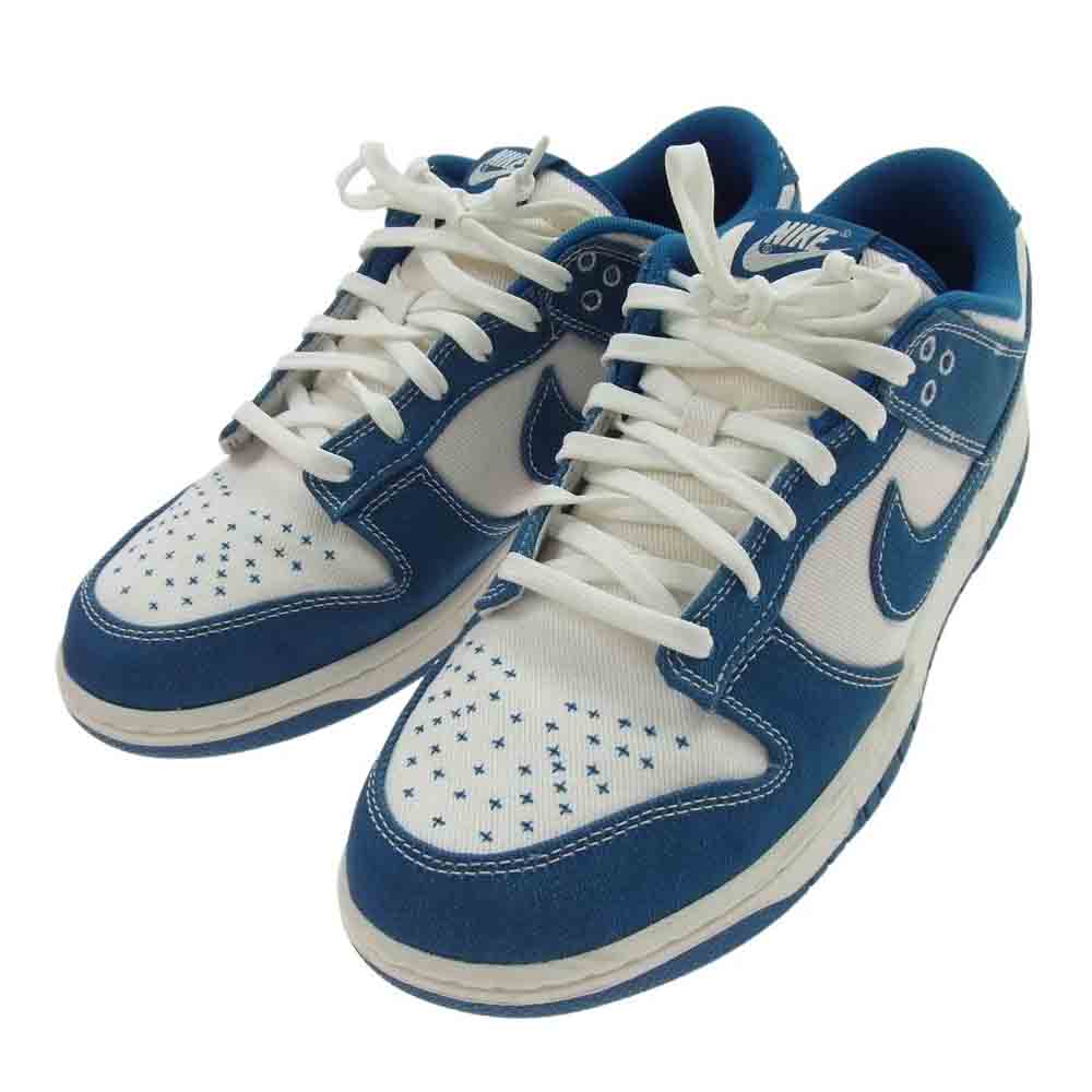 NIKE ナイキ Dunk Low SE Industrial Blue ダンク ロー SE インダストリアル ブルー スニーカー ホワイト系 インディゴブルー系 29cm【中古】